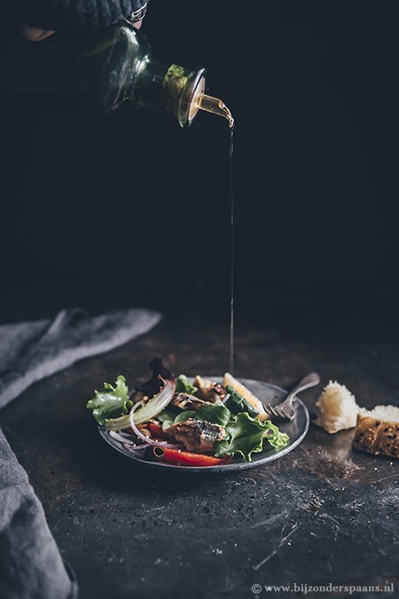 Salade met visconserven