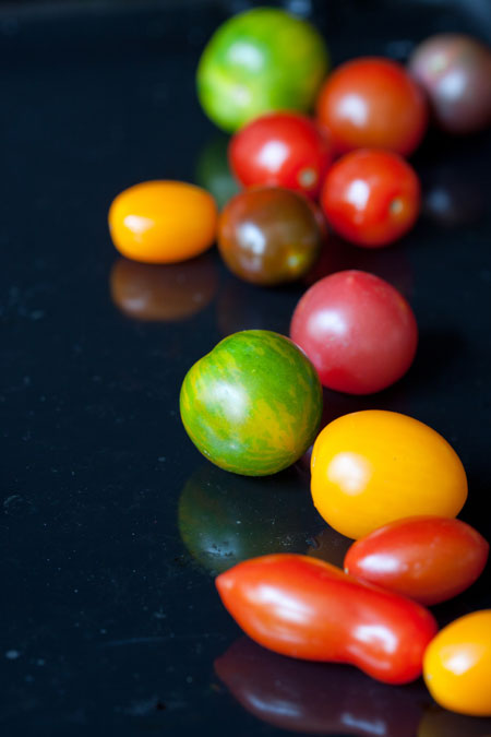 tomatitos de color en conserva