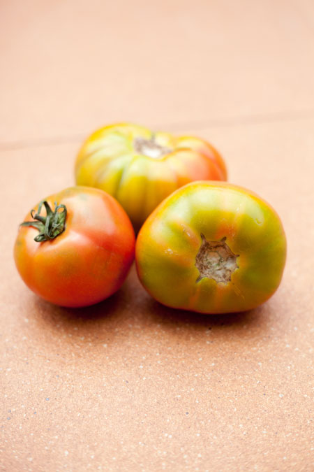 ensalada de tomates con perejil
