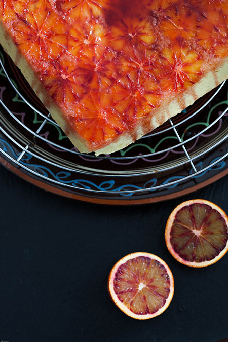 Torta de almendra y naranja sanguina (amandelcake met bloedsinaasappel)