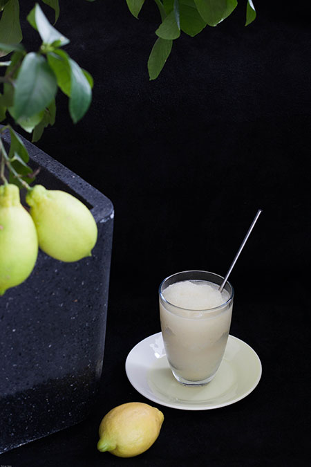 Granizado de limón (zomers citroendrankje)
