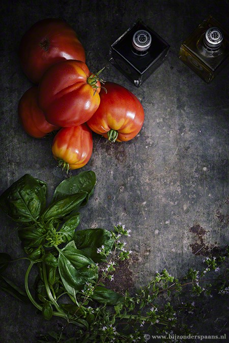 Tomaten ijs en gazpacho ijs - Helado de tomate y de gazpacho